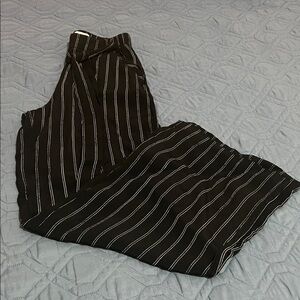 Aritzia Striped Black Women's Pants size XS